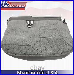 1995 to 1999 For Chevy Silverado Split Bench Bottom Cloth Seat Cover in Gray