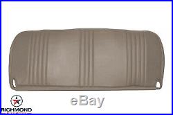 1996 1997 Chevy Cheyenne C/K Work-Truck Base Bottom Bench Seat Vinyl Cover Tan