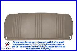 1996 1997 Chevy Cheyenne C/K Work-Truck Base Bottom Bench Seat Vinyl Cover Tan