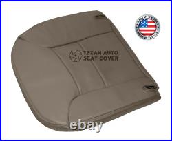 1996, 1997 GMC Sierra C/K 1500, 2500 Driver Side Bottom Leather Seat Cover Tan
