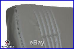 1996 1997 GMC Sierra Work-Truck Base SL LEAN BACK Bench Seat Vinyl Cover Gray