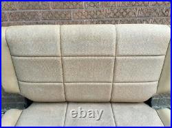 1997-2002 Jeep Wrangler OEM TJ Saddle Tan Vinyl / Cloth Covered Rear Bench Seat