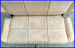 1997-2002 Jeep Wrangler OEM TJ Saddle Tan Vinyl / Cloth Covered Rear Bench Seat