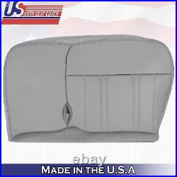 1997 For Ford F150 Lariat XLT Front Passenger Bottom Leather Seat Covers Gray
