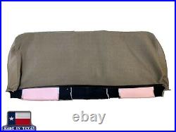 1998 1999 Ford F250 F350 Lariat 2nd Second Row Bench Tan LEATHER Seat Covers