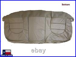 1998 1999 Ford F250 F350 Lariat 2nd Second Row Bench Tan LEATHER Seat Covers