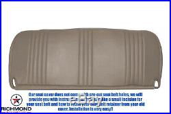 1998 Chevy Silverado C/K Work-Truck Base WithT Bottom Bench Seat Vinyl Cover Tan