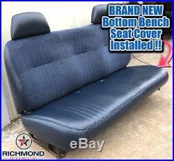 1998 GMC Sierra C/K Work-Truck Base WithT SL Bottom Bench Seat Vinyl Cover Blue