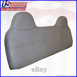 1999 2000 2001 2002 Ford F350XL Work Truck Bench Lean Back Vinyl Cover Gray
