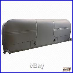1999 2000 2001 Ford F250 F350 XL Work Truck -Bottom Bench Seat Vinyl Cover Gray