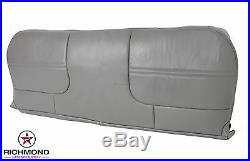 1999 2000 2001 Ford F450 F550 XL Work Truck -Bottom Bench Seat Vinyl Cover Gray