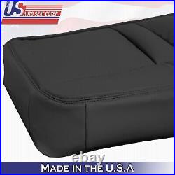 1999 2000 For Chevy Silverado Rear Bench Passenger Bottom Leather Cover Graphite