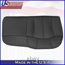1999 2000 For Chevy Suburban Rear Bench Passenger Bottom Leather Cover Graphite