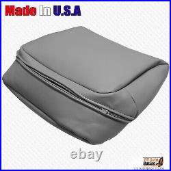 1999 2000 Ford F250 F350 F450 F550 Rear Bench Top & Bottom Leather Cover Gray