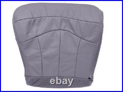 1999-2001 Ford F150 Lariat 60/40 Bench P3 Driver Bottom Leather Cover Gray