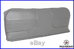 1999-2001 Ford F350 XL 4x4 Diesel Utility Bed Bottom Vinyl Bench Seat Cover GRAY
