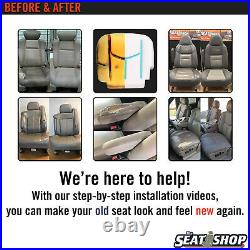 1999 Chevrolet Silverado Driver 40 Portion Split Bench Top Seat Cover Leather