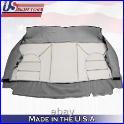 1999 For Ford F250 F350 F450 F550 Lariat Rear Bench Bottom Leather Cover Gray
