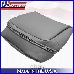 1999 For Ford F250 F350 F450 F550 Lariat Rear Bench Top Leather Seat Cover Gray