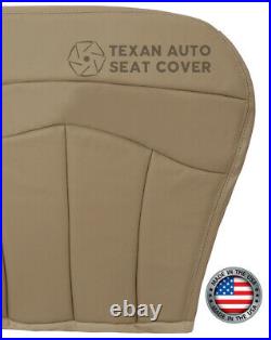 1999 Ford F150 Lariat 2WD Passenger Bench Leather Seat Cover Tan 60/40