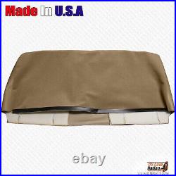 1999 Ford F250 F350 F450 F550 Lariat Rear Bench Bottom & Top Leather Cover Tan