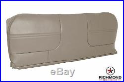 1999 Ford F250 F350 XL 4x4 Diesel Utility Bed -Bottom Vinyl Bench Seat Cover Tan