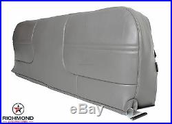 1999 Ford F250 XL Work Truck -Bottom Replacement Vinyl Bench Seat Cover Gray