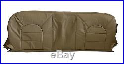 1999 Ford F350 Lariat Super Duty Bench Bottom Leather Seat cover Prairie Tan