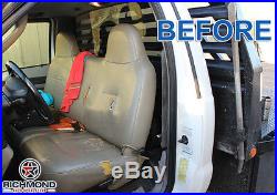 2000 2001 2002 Ford F250 F350 F450 F550 XL -Lean Back Bench Seat Vinyl Cover Tan