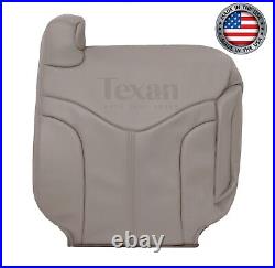 2000, 2001, 2002 GMC Yukon XL SLT, SLE Driver Lean Back Leather Seat Cover Shale
