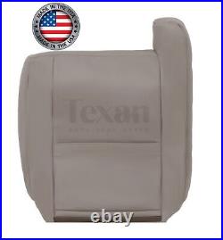 2000, 2001, 2002 GMC Yukon XL SLT, SLE Driver Lean Back Leather Seat Cover Shale