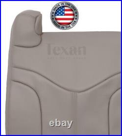 2000, 2001, 2002 GMC Yukon XL SLT, SLE Driver Lean Back Leather Seat Cover Shale