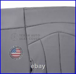 2000, 2001 Ford F150 Lariat Crew Cab 4X4 Passenger Bench Leather Seat Cover Gray