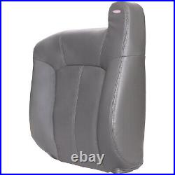 2000-2002 Chevy Silverado Driver 40 Portion Split Bench Top Seat Cover Leather