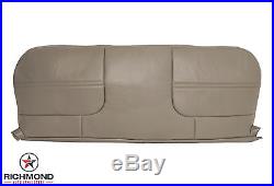 2000-2002 Ford F250 F350 F450 XL -Bottom Bench Seat Replacement Vinyl Cover Tan