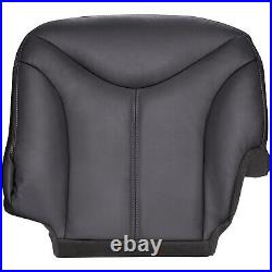 2000 2002 GMC Sierra Driver 40 Portion Split Bench Bottom Seat Cover Leather