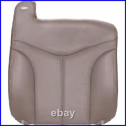 2000 2002 GMC Sierra Passenger Portion Split Bench Top Seat Cover Leather