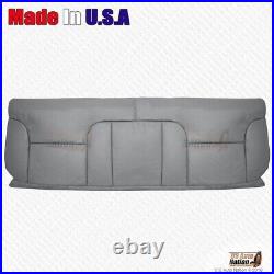 2000 Chevy Silverado 2500 3500 Classic Rear Bench Top Leather Cover Pewter Gray