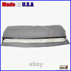 2000 Chevy Silverado 2500 3500 Classic Rear Bench Top Leather Cover Pewter Gray