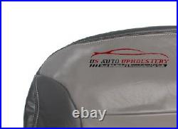 2000 Chevy Tahoe Z71 Second Row Bench 60 Bottom Leather Seat Cover 2-Tone Gray