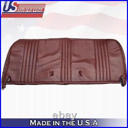 2000 For GMC Sierra C/K 1500 2500 3500 Front Bottom Bench Vinyl Seat Cover Red