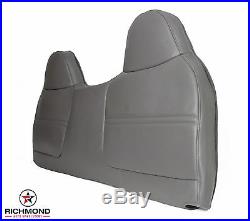 2000 Ford F250 F350 F450 F550 XL -Lean Back (Top) Bench Seat Vinyl Cover Gray