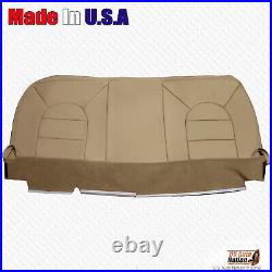 2000 Ford F-250 F-350 F-450 F-550 Lariat Rear Bench Bottom Leather Cover Tan