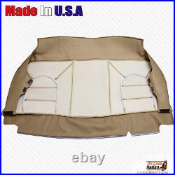 2000 Ford F-250 F-350 F-450 F-550 Lariat Rear Bench Bottom Leather Cover Tan
