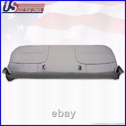 2001 2002 Fits Ford F250 F350 XL Work Truck Bench Bottom Vinyl Seat Cover Gray