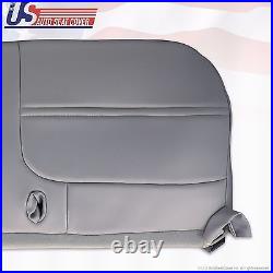 2001 2002 Fits Ford F250 F350 XL Work Truck Bench Bottom Vinyl Seat Cover Gray