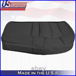 2001 2002 For Chevy Tahoe Rear Bench Passenger Bottom Leather Cover Graphite