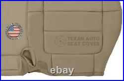 2001, 2002 Ford F150 Lariat Crew Cab 2WD -Passenger Bench Leather Seat Cover Tan