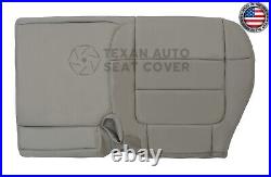 2001, 2002 Ford F-150 Lariat Crew Cab Leather replacement Seat Cover Gray