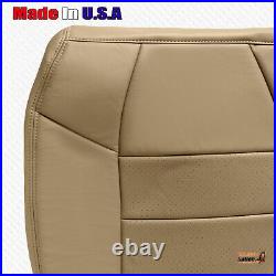 2001 F250 F350 Lariat REAR Bench Top Perforated Leather Replacement Cover Tan